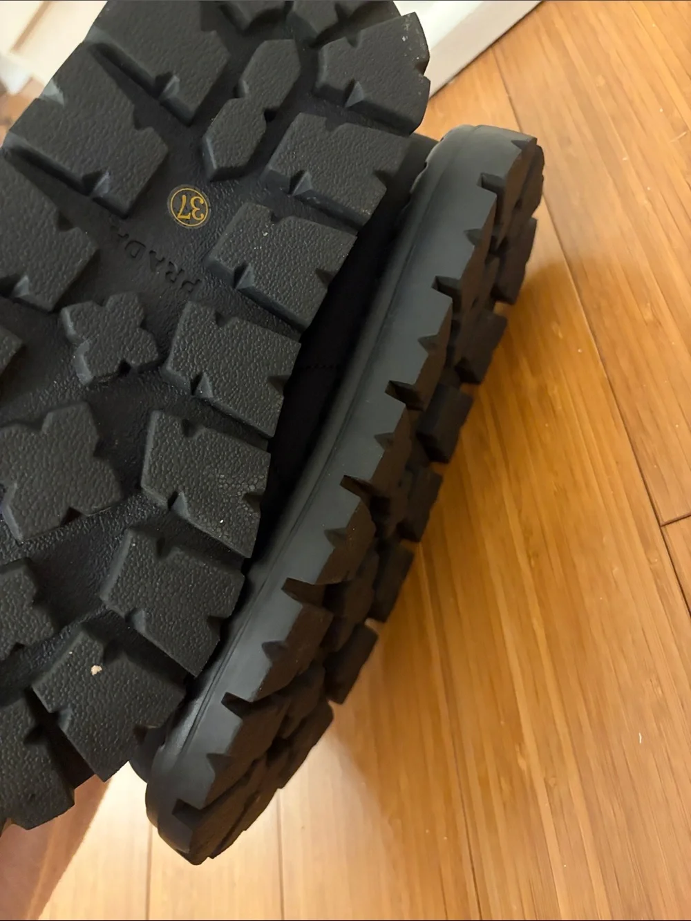Prada  Quilted Black snow Winter Boots